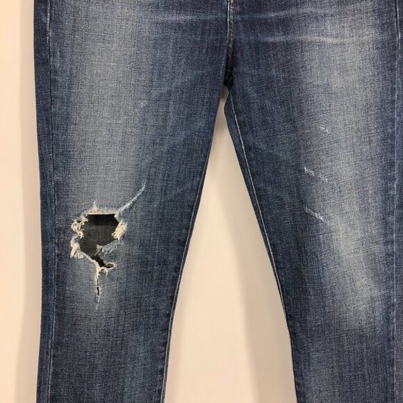 Agolde Sophie Crop Skinny Distressed Jeans size 28 - Picture 7 of 16